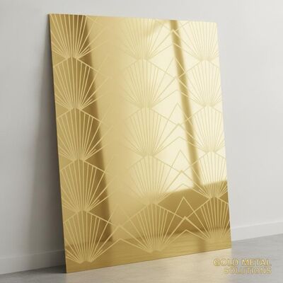 Goede prijs Goud spiegel gegraveerd 304 roestvrij staal plaat met spiegel / gegraveerd oppervlak in 1219x3048mm Grootte online
