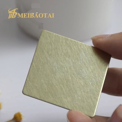 Roestvrij staal Decoratieve Muur het Behandelen Bladen, 6mm 304 Roestvrij staalblad