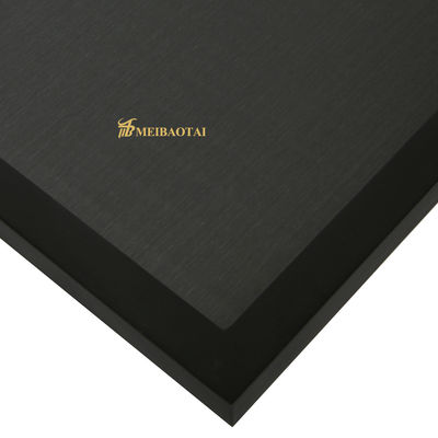 0.55mm Dikte PVD Kleur coated haarlijn roestvrij staal plaat 1219x2438mm voor wandpanelen