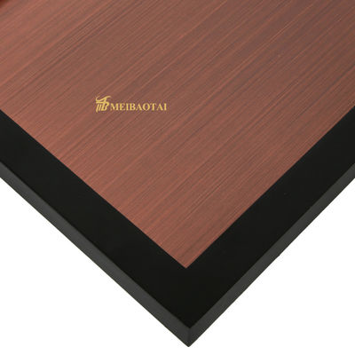 Goede prijs Bronzen roestvrij staalplaat met 7c PVC-film en JIS-standaard voor decoratieve wandpanelen online