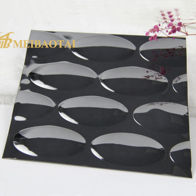 Goede prijs 304 Grade Spiegelafwerking Geponste Roestvrijstalen Plaat met 3m Lengte voor Decoratieve Wandbekleding online