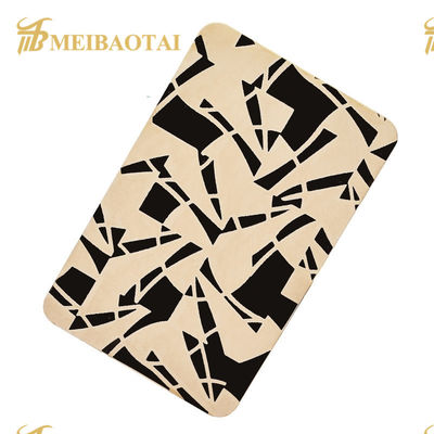 Goede prijs Het Roestvrije staalbladen van etspatronen 1.0mm de Deklaagplaat van de Diktekleur online