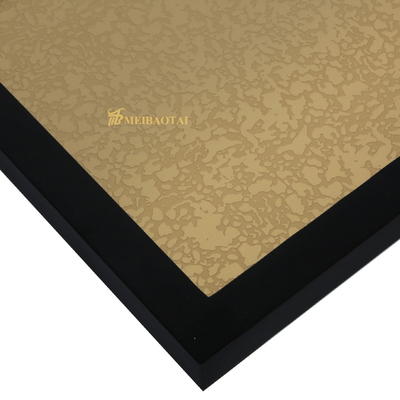 3048mm gouden spiegel Geëtst Decoratief de Liftkabinet van het Roestvrij staalblad