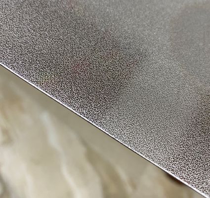 Goede prijs Plaat van de het Bladdecoratie van SS304 4*8ft 0.65mm Stainlesss de Staal In reliëf gemaakte online