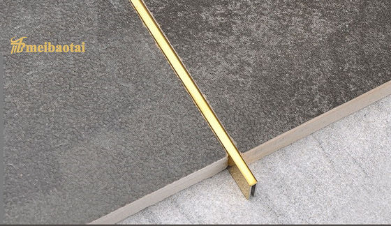 Goede prijs 12mm 304 Roestvrij Staal Tegelprofiel met Spiegeloppervlak voor Wanddecoratie en Randbescherming online
