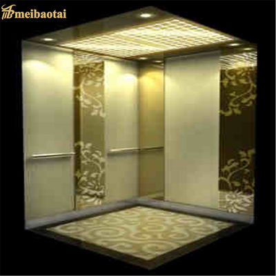 Goede prijs Gold Lift Decorative Elevator Roastless Steel Sheet met een dikte van 0,95 mm en EN Standard online
