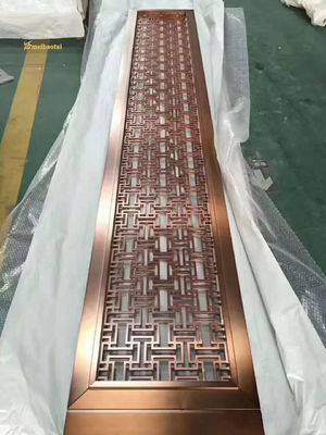 Goede prijs 8mm dikke aluminium kamerverdeler met gouden coating en aangepaste afmetingen online