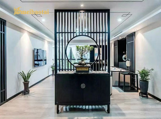 Goede prijs Zwart modern ontwerp roestvrij staal scherm voegt een vleugje elegantie en verfijning aan elke ruimte online