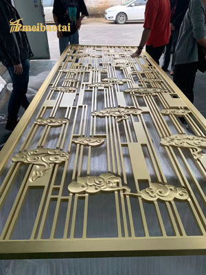 Goede prijs Veel stijl Rozen goud Bronze goud kleur roosvrij staal kamerverdeler decoratie hotel, thuis online