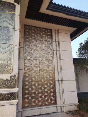 Op maat gemaakt ontwerp Rozen goud Hailrine Roomscheiding muur