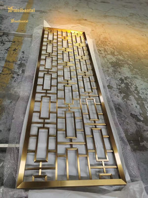 Goede prijs Rose Goud Bruin PVD Kleur Plating Aluminium 10mm Kamerverdeler met Aangepaste Afmetingen online