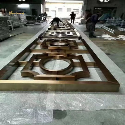 Goede prijs 201 304 Ruimteverdeler van roestvrij staal Hotelversiering Aanpasbare grootte online