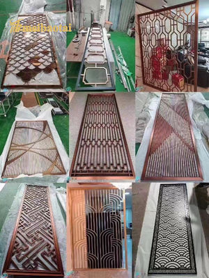 Goede prijs Op maat gemaakte room divider van roestvrij staal, afgestemd op de grootte en de ontwerpvereisten van uw project online