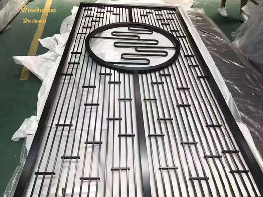 Goede prijs Bruine kleur aangepaste grootte populaire metalen kamerverdeler online