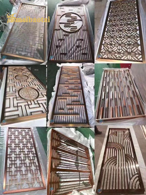 Goede prijs SS201 304 Aanpassen roestvrij staal kamer verdeler Decoratie muur online