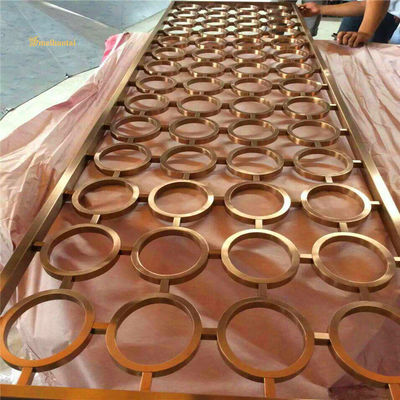 Goede prijs 3048 mm roestvrij staal kamerverdeler, HRB100 Decoratieve metalen schermen buiten online