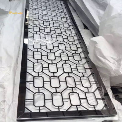 Goede prijs Aluminium CNC-snijden Zwarte kleur gecoate maatkamerverdelingspaneel online
