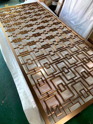 Laser snijden Roomscheider van roestvrij staal met Rose Gold coating en maat