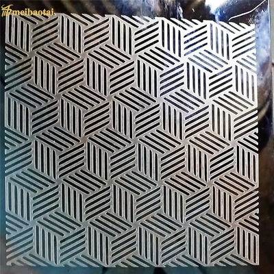 Goede prijs Zilveren superspiegel gegraveerd roestvrij staal plaat metalen plaat online