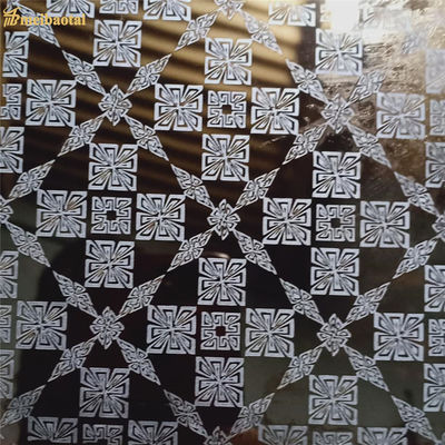 Goede prijs Spiegel Geëtste van de de Muurdecoratie van het Roestvrij staalblad Dikte 0.3mm1.5mm online