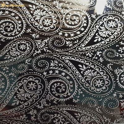 Goede prijs 4*8FT Pvc Geëtst Decoratief het Roestvrije staalblad 1000mm van de Staalplaat Breedte online