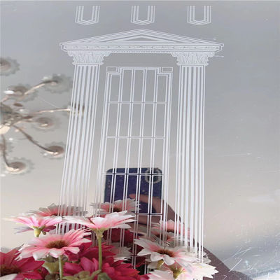 OEM 1.0 mm dikte gesneden rand gegraveerde roestvrijstalen plaat met aangepaste etsenpatronen