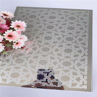 Gepolijste afwerking DIN standaard 304 roestvrij staal geëtste plaat met een dikte van 1,15 mm