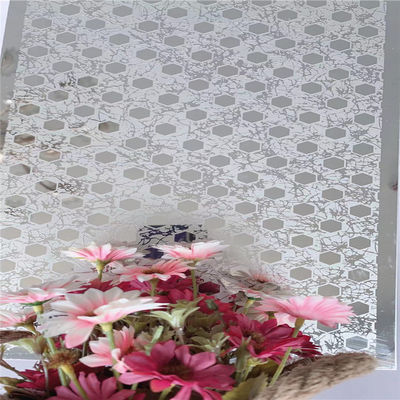 Goede prijs Het super Spiegelzilver etste 304 Roestvrij Metaalblad 0.95MM Thk online