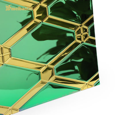 Goede prijs In reliëf gemaakte Gestempelde Roestvrij staalbladen 3048mm Lengtess304 Materiaal online