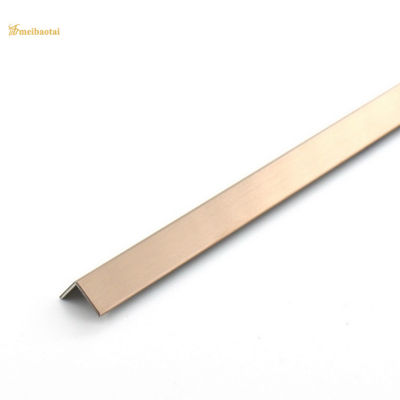 Goede prijs 304 van de de Randversiering van de roestvrij staalhoek beëindigde de de Groef Gouden Spiegel van L Decoratief online
