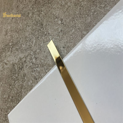 Goede prijs 304 Roestvrijstalen Tegeltrim met Spiegeloppervlak en 3048 mm Lengte voor Muur en Vloer online