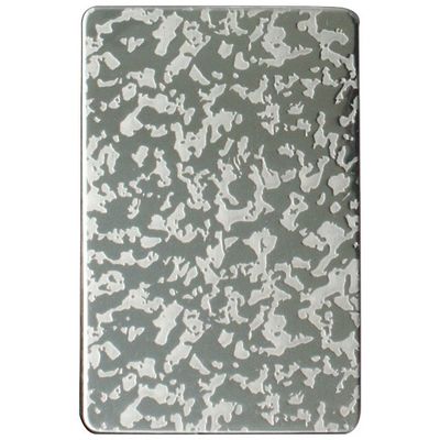 4x8 grootte 304 roestvrij staal geïmprimeerd plaat met dubbele PVC-film voor decoratieve wandpanelen