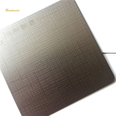 Goede prijs Grey Etched Stainless Steel Sheet voor Plafondmuur verfraait GB-Norm online