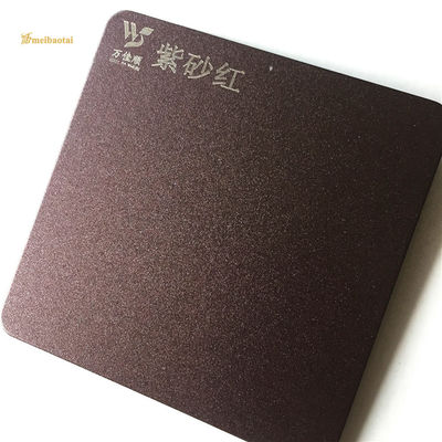 Goede prijs Geborsteld 201 van de Muurbladen van de Roestvrij staalkeuken Purpere en Rode Anti - Vingerafdruk online