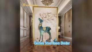 3D-geprinte stalen scheidingswand