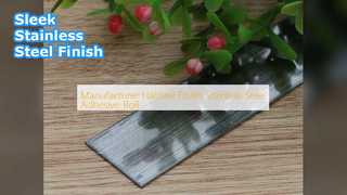 Haarlijn roestvrijstalen lijmrol